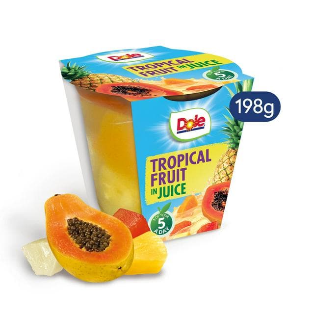 Dole Tropical Fruit in Juice 198g - gallery image 1