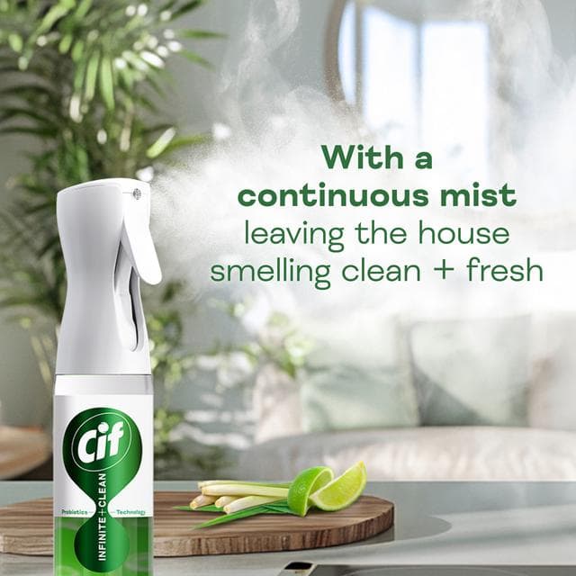 Cif Infinite Clean All in One Cleaner Reload Lime & Lemongrass 280ml - gallery image 6