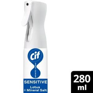 Cif Infinite Clean All in One Cleaner Spray Sensitive Lotus & Mineral Salt 280ml