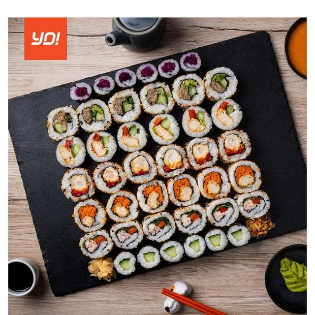 YO! Sushi Roll Party Platter (42 Pieces) - gallery image 1