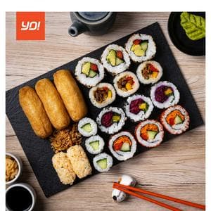 YO! 20 Pieces Sushi Veggie Favourites Platter