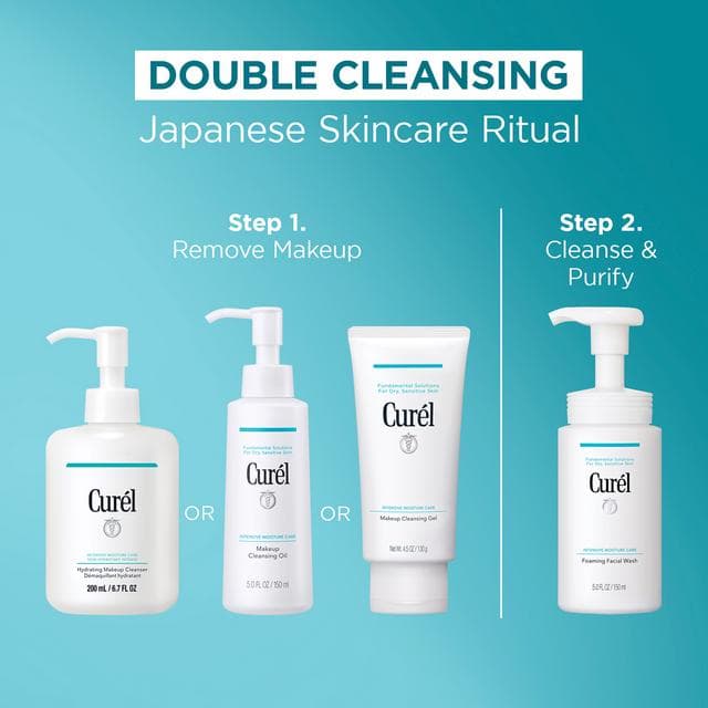 Curél Hydrating Makeup Cleanser for Dry Sensitive Skin 200ml - gallery image 6