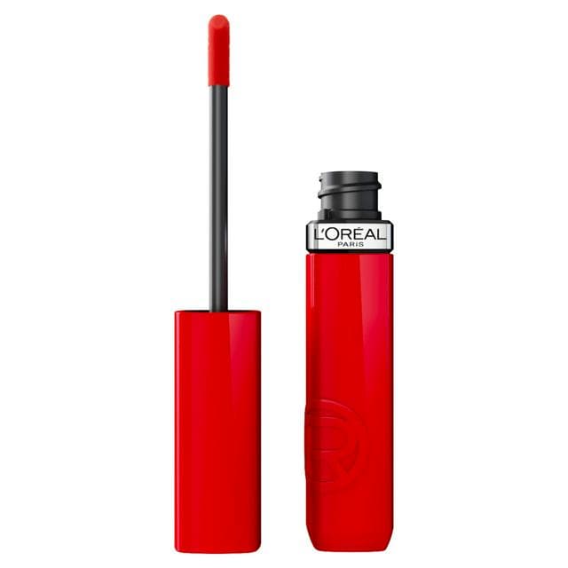 L'Oréal Paris Infaillible Liquid Lipstick Laque Resistance 410 Rouge Bisou - gallery image 1