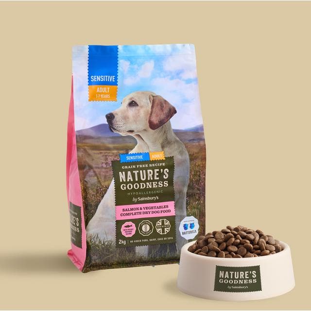 Sainsbury's Natures Goodness Sensitive Adult Dog Food 2kg - gallery image 2