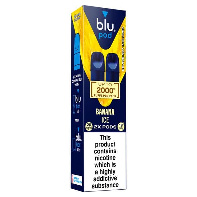 blu Pod Banana Ice Vape Pods 20mg/ml - gallery image 2