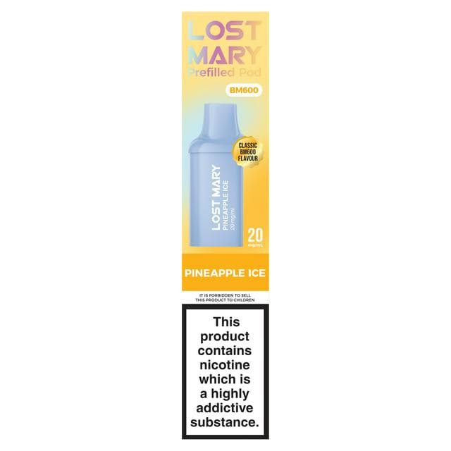 Lost Mary Pineapple Ice Prefilled Pod 20mg/ml - gallery image 1