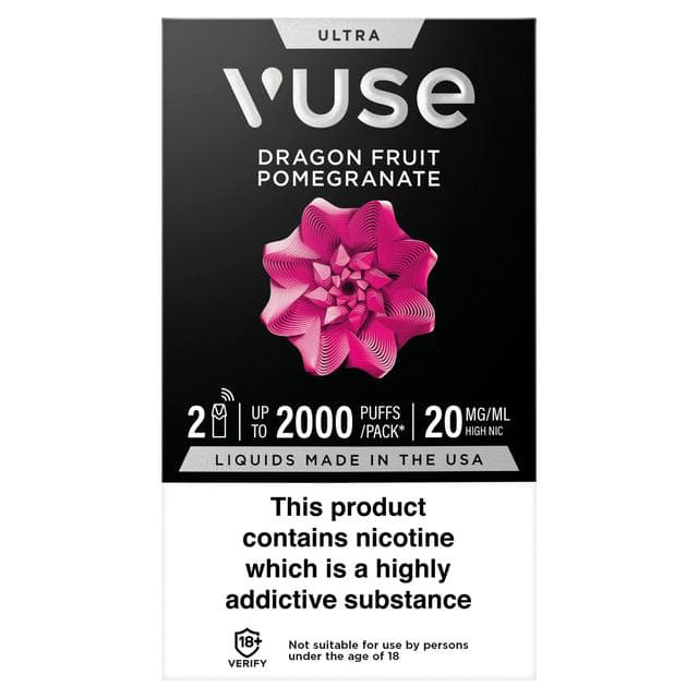 Vuse Pod Dragonfruit Pomegranate vpro UK x2 20mg/ml - gallery image 1