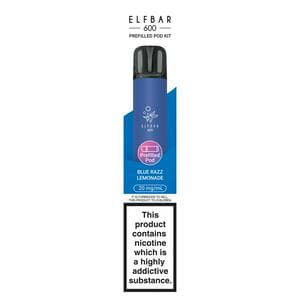 Elfbar 600 Prefilled Pod Kit Blue Razz Lemonade 20mg/ml