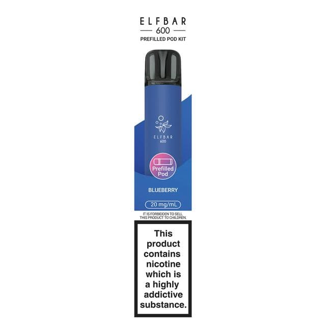 Elfbar 600 Blueberry Prefilled Pod Kit 20mg/ml - gallery image 1
