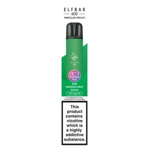 Elfbar 600 Kiwi Passion Fruit Guava Prefilled Pod Kit 20mg/ml