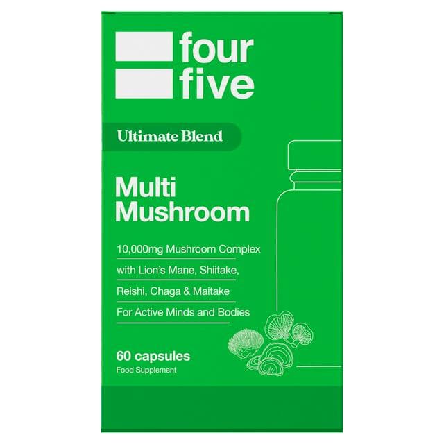 Fourfive Ultimate Blend Multi Mushroom Food Supplement Capsules x60 - gallery image 1