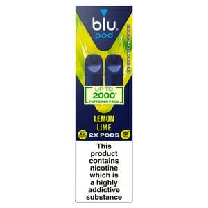 blu Pod Lemon Lime Vape Pods 20mg/ml