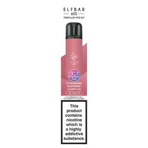Elfbar 600 Strawberry Raspberry Cherry Ice Prefilled Pod Kit 20mg/ml