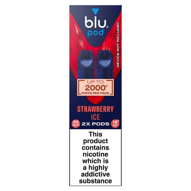 blu Pod Strawberry Ice Vape Pods 20mg/ml - gallery image 1