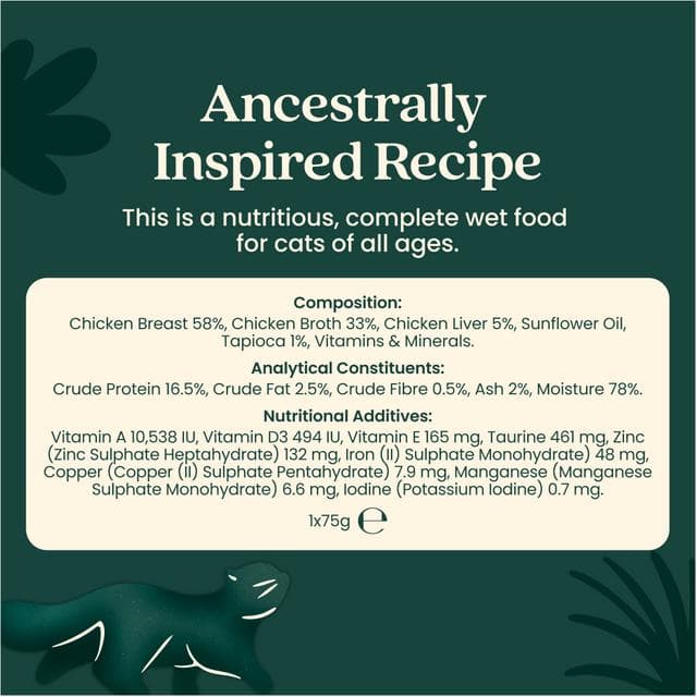 Untamed Chicken Breast in Gravy Wet Cat Food 75g - gallery image 4