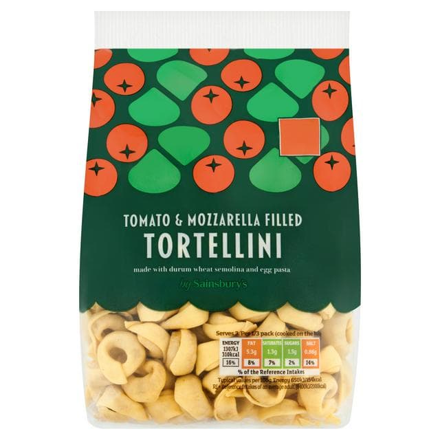 Sainsbury's Tomato & Mozzarella Filled Tortellini 250g - gallery image 1