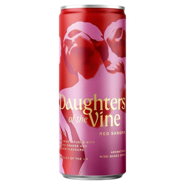 Daughters of the Vine Red Wine Infused with Blood Orange & Ginger Flavours 25cl - gallery image 1