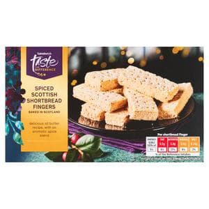 Sainsbury's 160g Spiced Scottish Shortbread Fingers, Taste the Difference