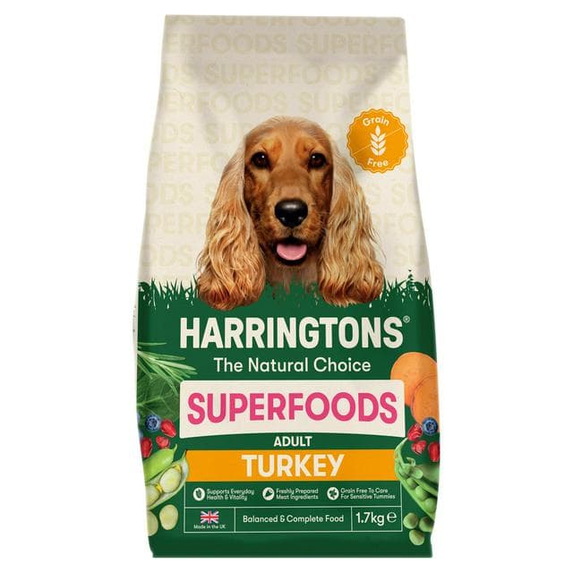 Harringtons Superfoods Dry Adult Dog Food Turkey & Veg 1.7kg - gallery image 1