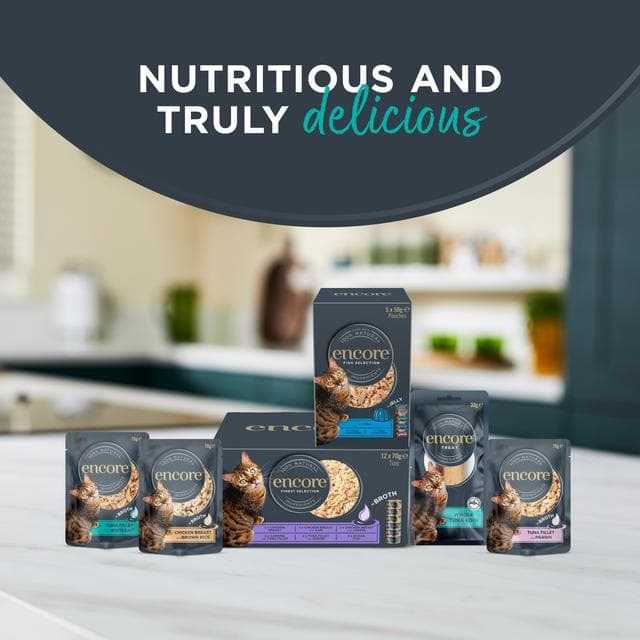 Encore Fish Selection in Jelly Pouches Cat Food 24 x 50g - gallery image 5