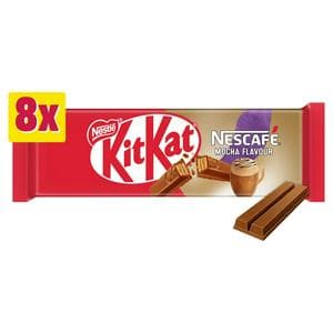 KitKat 2 Finger Mocha Flavour Chocolate Biscuit Bars Multipack 8 x 20.7g