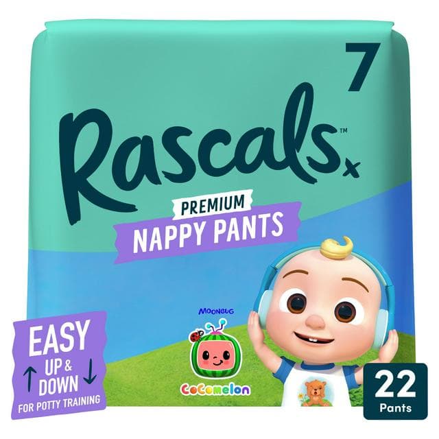 Rascals Cocomelon Nappy Pants Size 7 x22 - gallery image 1