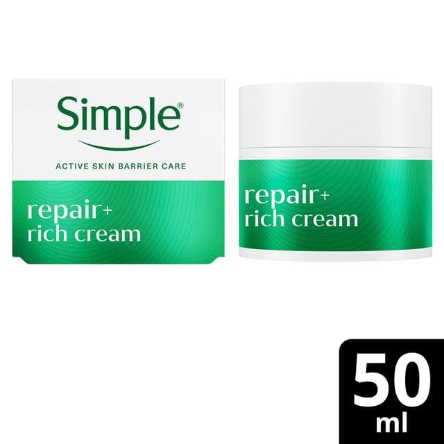 Simple Facial Moisturiser Repair+ 50ml - gallery image 1