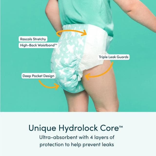 Rascals Premium Nappies Size 7 x26 - gallery image 3