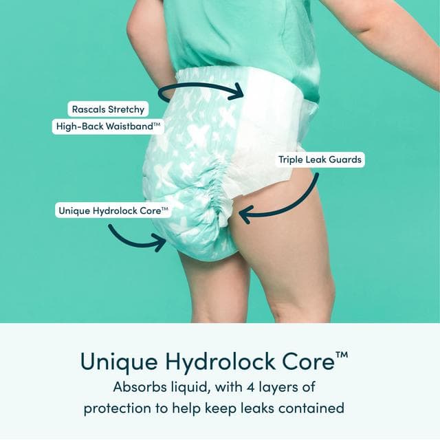 Rascals Premium Nappies Size 6 x30 - gallery image 2