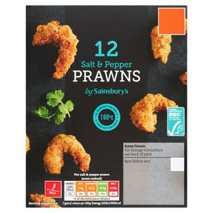Sainsbury's Salt & Pepper Prawns x12 132g