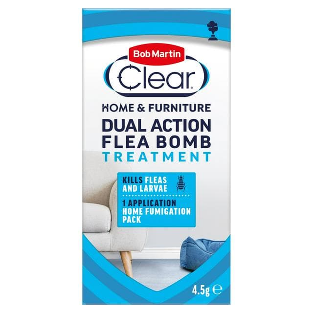 Bob Martin Clear Dual Action Flea Bomb Treatment 4.5g - gallery image 1