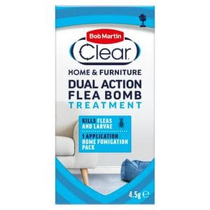 Bob Martin Clear Dual Action Flea Bomb Treatment 4.5g