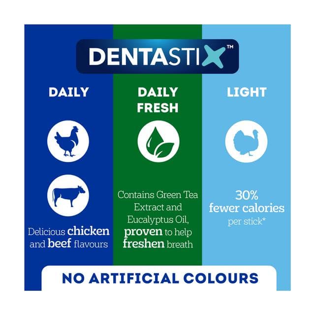 Pedigree Dentastix Light Sticks Dental Chews Medium Dog Treats x5 - gallery image 6