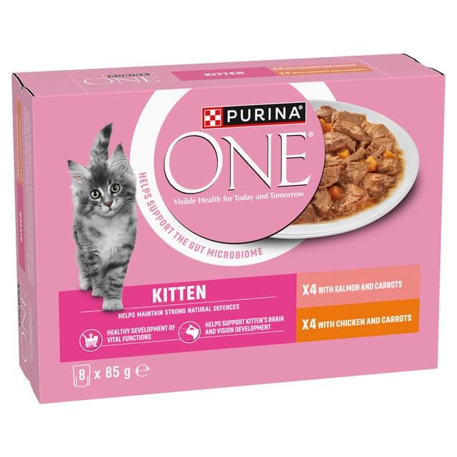 Purina One Kitten 1-12 Months Cat Food 8 x 85g - gallery image 2
