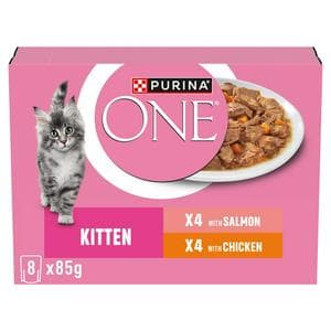 Purina One Kitten 1-12 Months Cat Food 8 x 85g