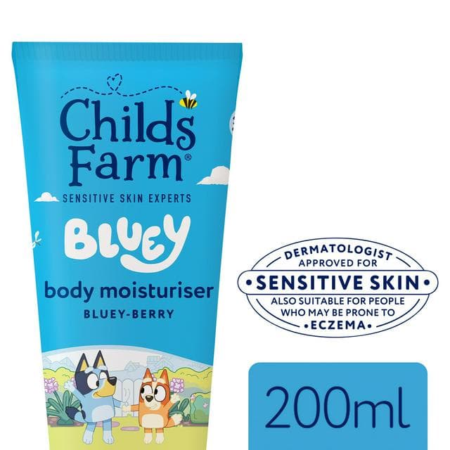 Childs Farm 200ml Gentle, Hydrating Formula for Babies, Kids & Sensitive Skin Bluey Moisturiser - gallery image 1