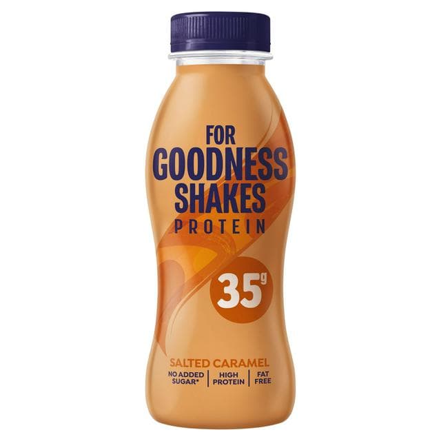 For Goodness Shakes Salted Caramel Flavour Protein 330ml - gallery image 1