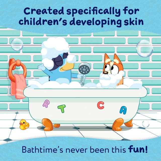Childs Farm 250ml Gentle Tear Free Formula for Babies, Kids & Sensitive Skin Bluey Hair & Body Wash - gallery image 3