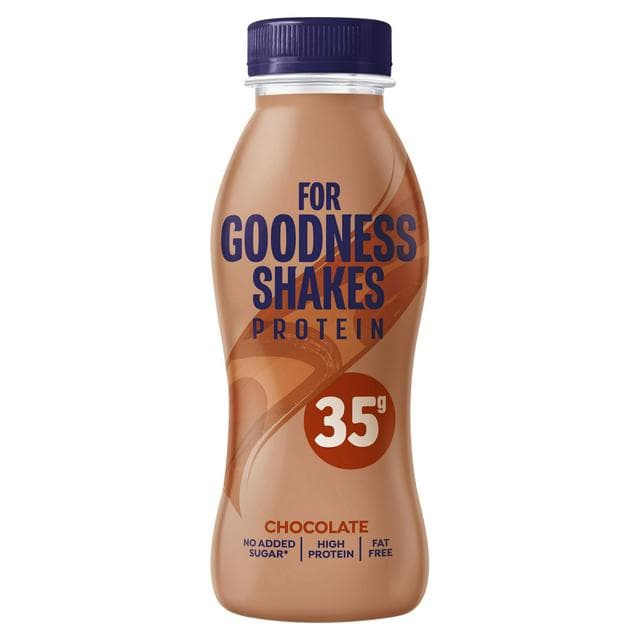 For Goodness Shakes Chocolate Flavour Protein 330ml - gallery image 1