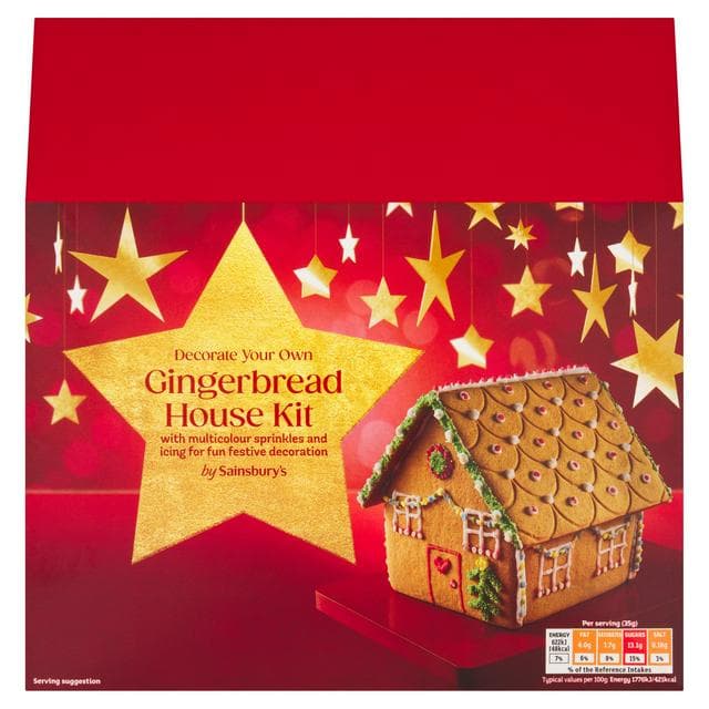Sainsbury's 627g Gingerbread House Kit - gallery image 1