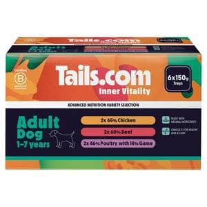 Tails.com Inner Vitality Adult Dog Food 1-7 Years 6 x 150g