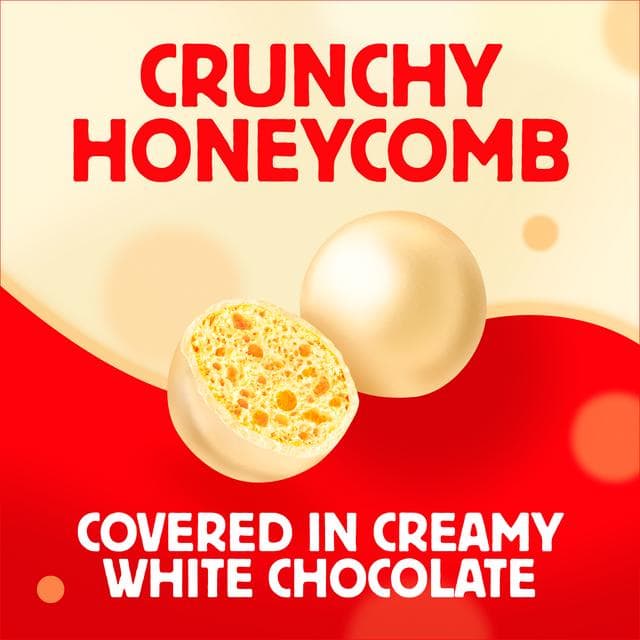 Maltesers White Chocolate & Honeycomb Bag 30g - gallery image 2