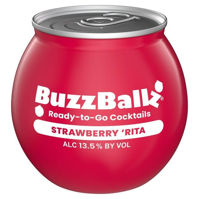 BuzzBallz Strawberry Rita Cocktails 20cl - gallery image 1