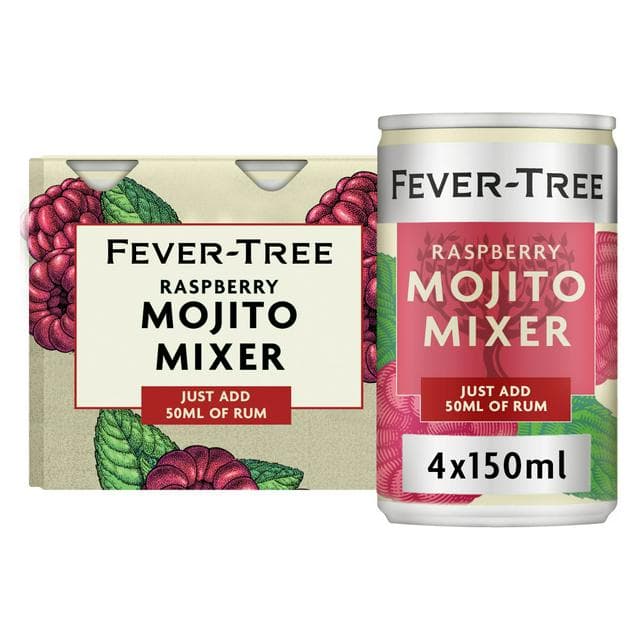 Fever-Tree Raspberry Mojito Mixer 4 x 150ml - gallery image 1
