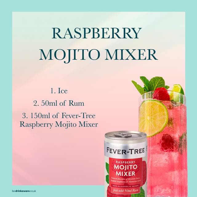 Fever-Tree Raspberry Mojito Mixer 4 x 150ml - gallery image 2