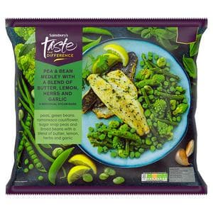 Sainsbury's Pea & Bean Medley, Taste the Difference 4 x 150g