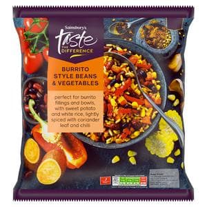 Sainsbury's Burrito Style Beans & Vegetables, Taste the Difference 600g