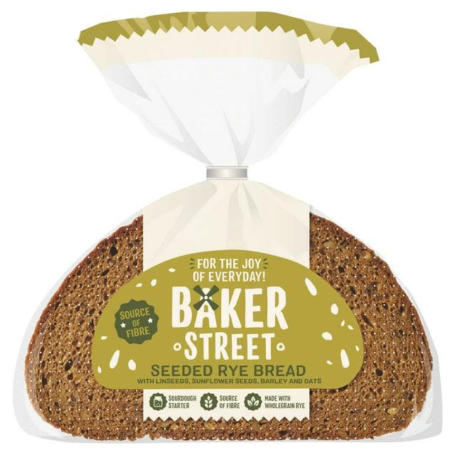 Baker Street Seeded Rye Bread 500g - gallery image 1