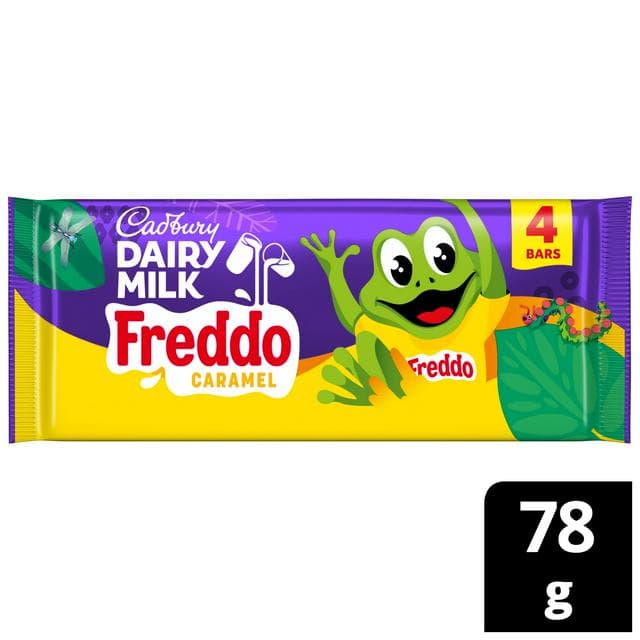 Cadbury Dairy Milk Freddo 4 x 19.5g Caramel Multipack Chocolate Bar - gallery image 1