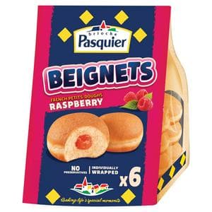 Brioche Pasquier Beignets Raspberry Doughnuts x6